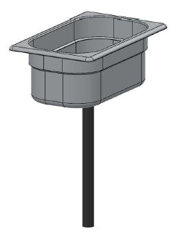 GN Tray With Drainpipe