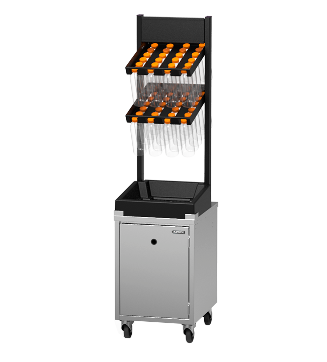 Ice Display SS with Graphite Pouch Rack