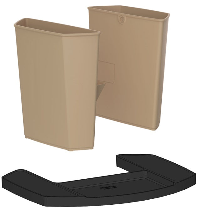 Z14N Nature Beige Containers Kit (includes Base)