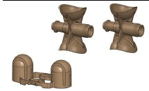 Viva Z25 BR Small Cup-Ball Kit - Brown Cups