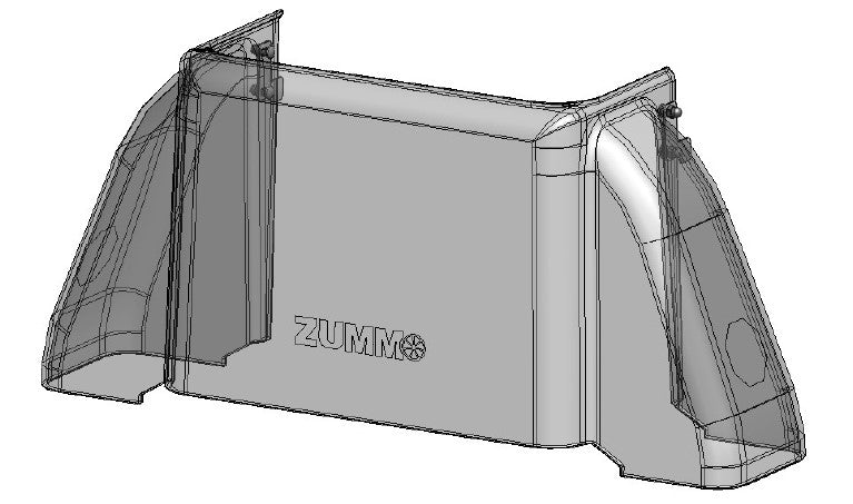 Z06 Smoked Front Cover