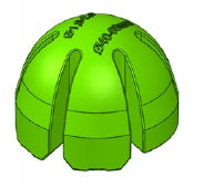 Z40 Small Slotted Ball - Lime